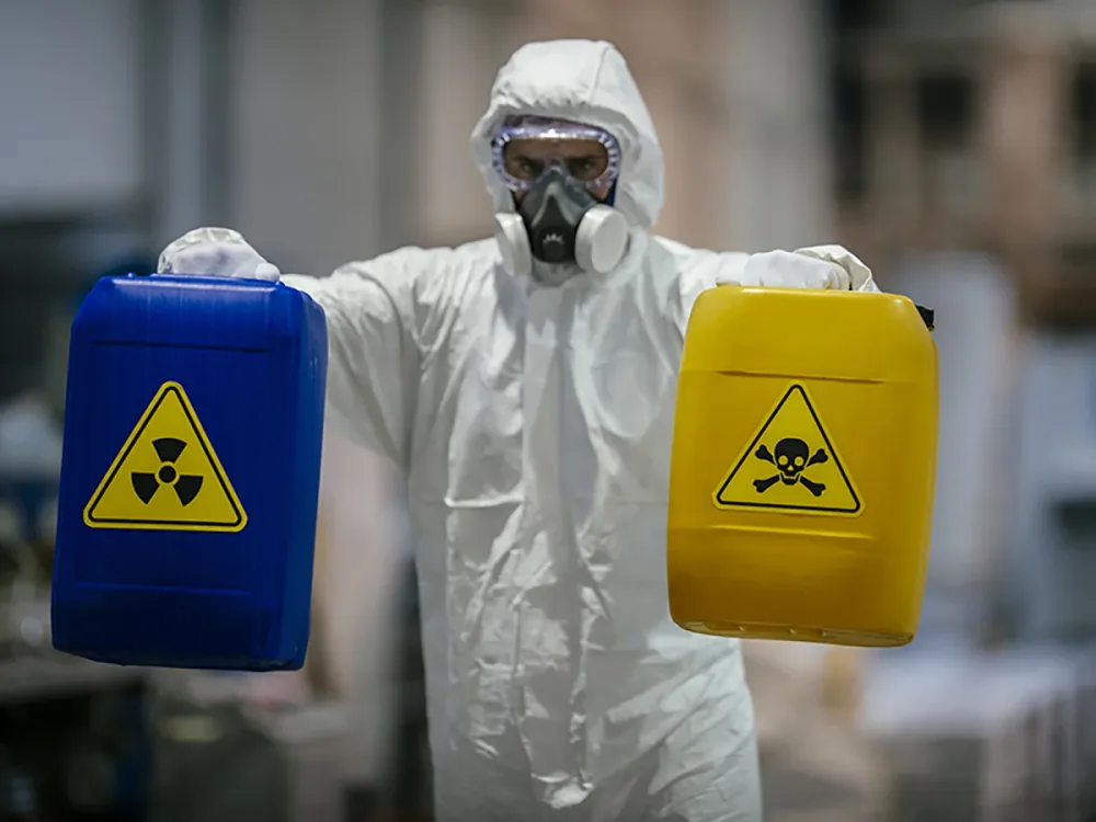 biohazard cleanup professionals at work in Ballwin